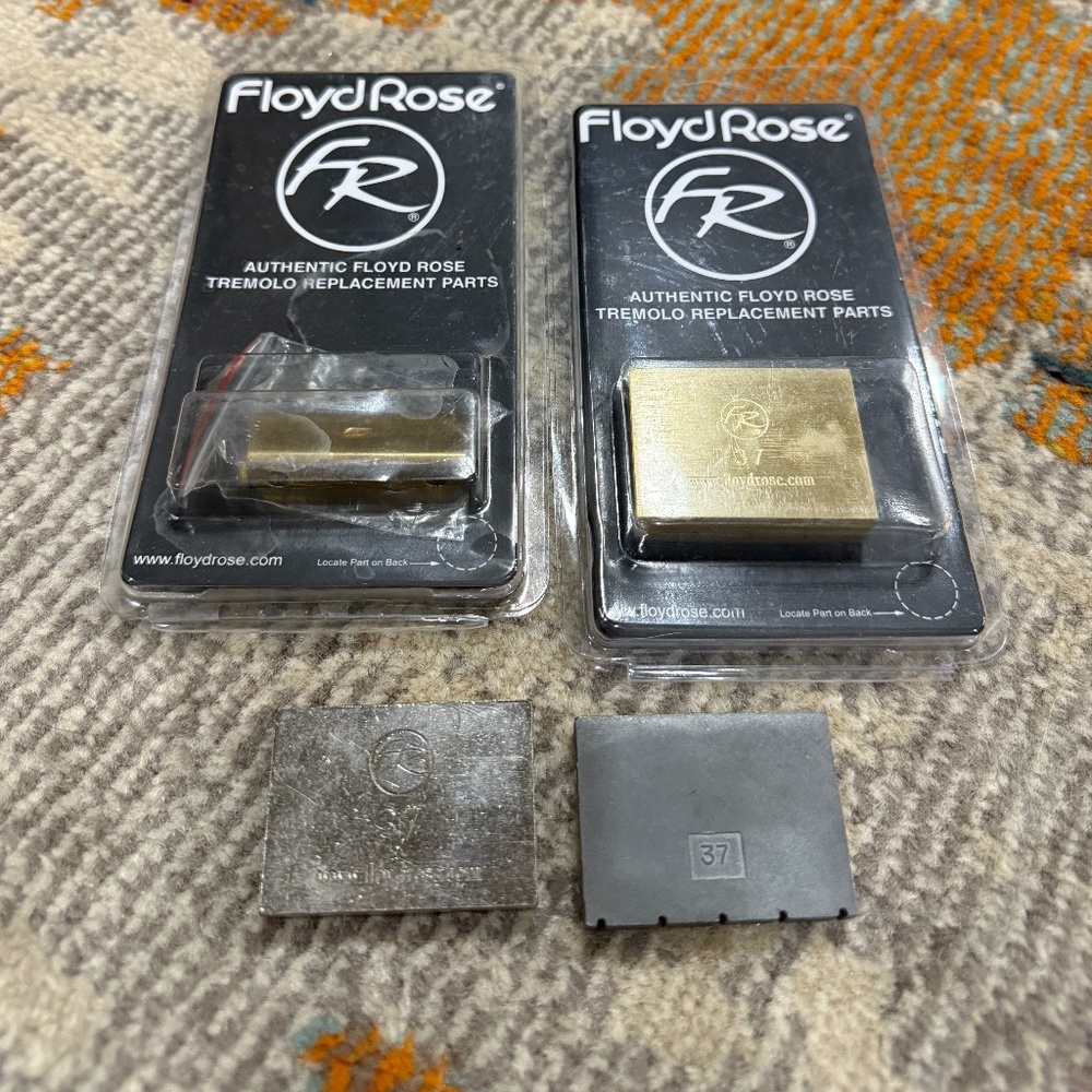 Lot of Floyd Rose Tremolo Electric Guitar Parts 37MM brass blocks spring claw